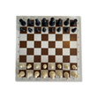 Kép 1/8 - Sakkpalota sakk készlet barna-fehér vászontáblával