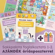 Sakkpalota foglalkoztató 1-2. ajándékkal